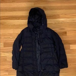 Girls Uniqlo Navy Blue Padded Light Jacket